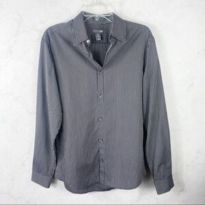 [H&M] Men's Striped Button Down Top